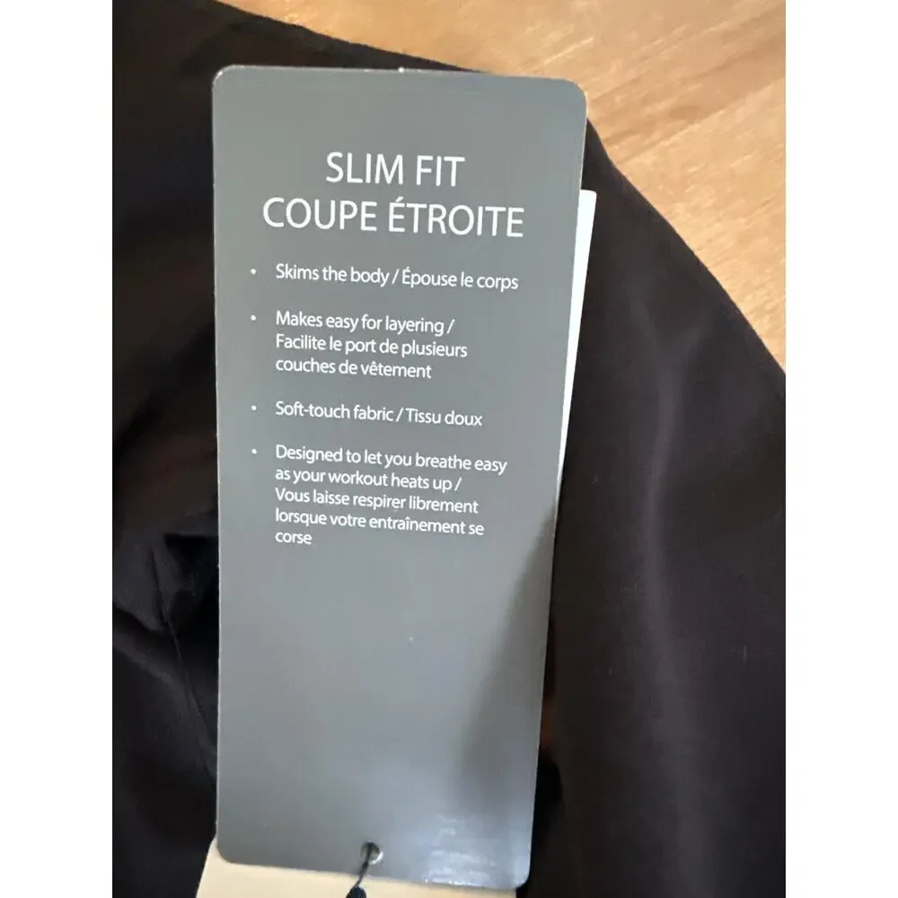 Gaiam Fitness Slim Fit LS Breathable Ease Medium Crew Baselayer